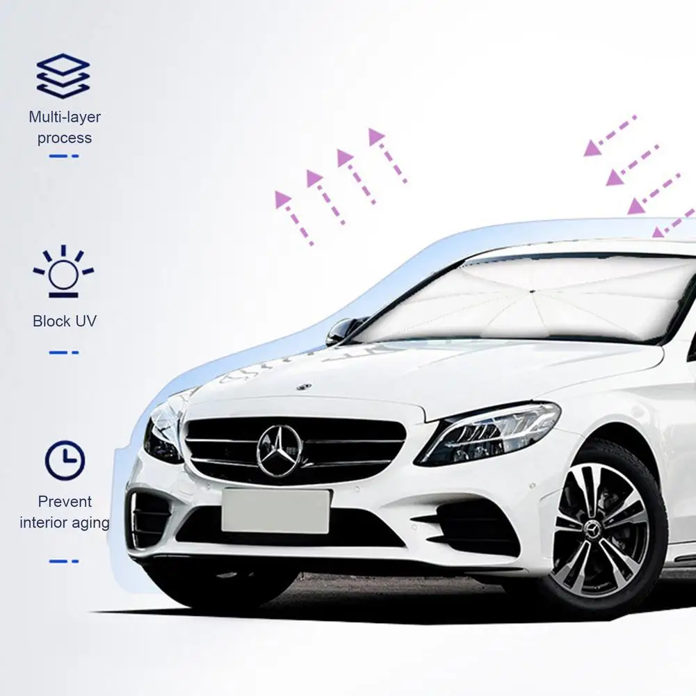 Mwavuli wa Kivuli cha Kioo cha Mbele cha Gari - Image 4