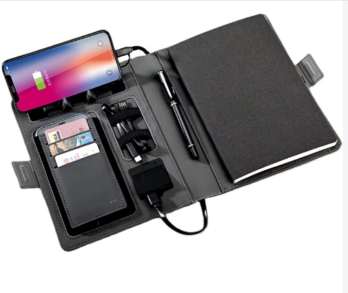 Smart Wireless Charging Business Notebook