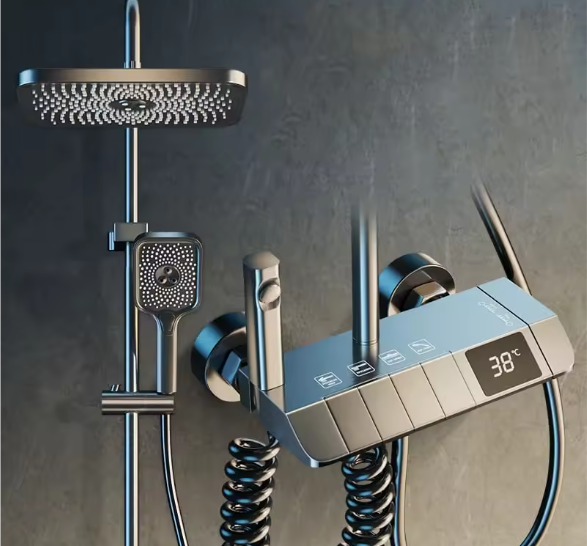 Rainfall Shower Head Set